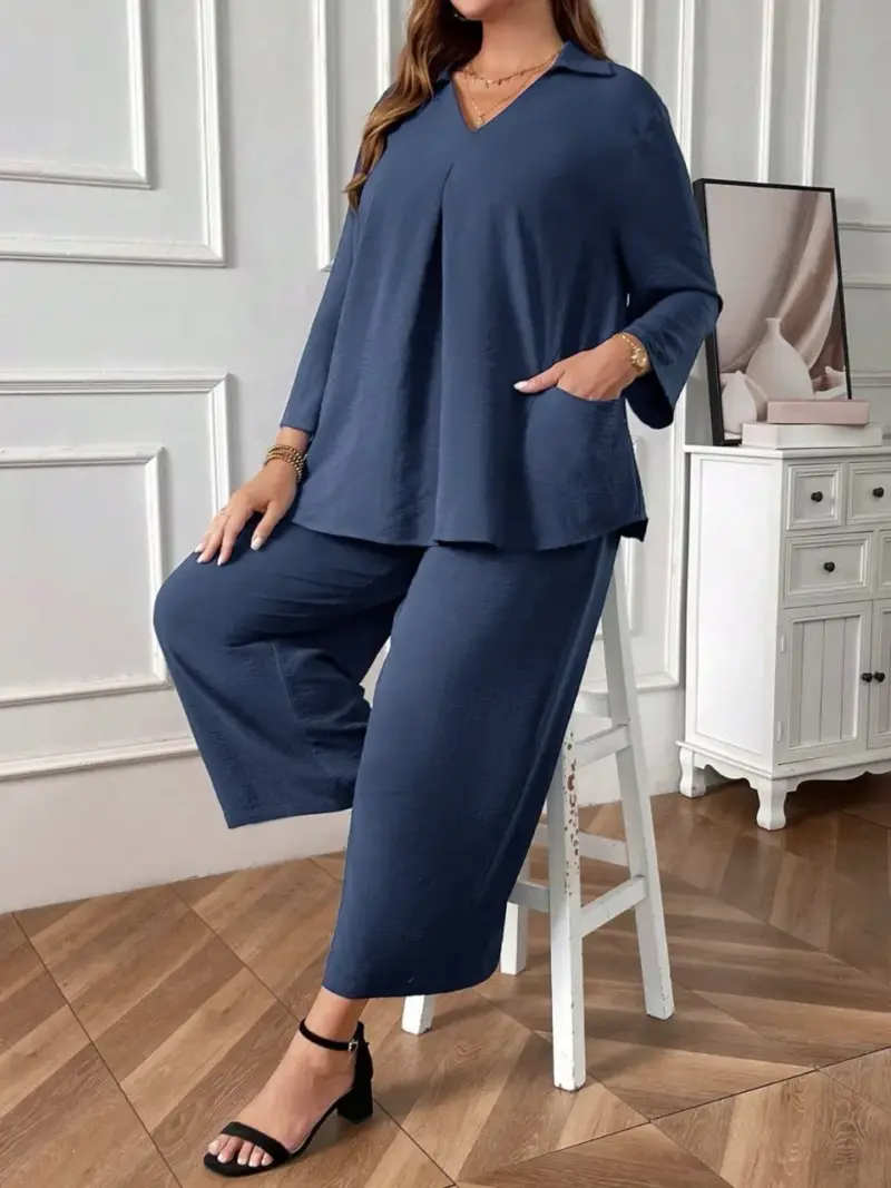 Everyday Fashion Set Top and Pants Combo - Image 11
