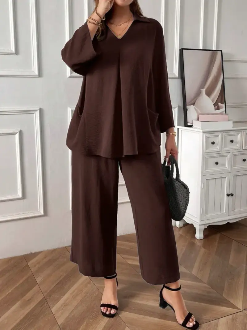 Everyday Fashion Set Top and Pants Combo - Image 6