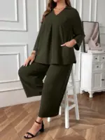 Everyday Fashion Set Top and Pants Combo
