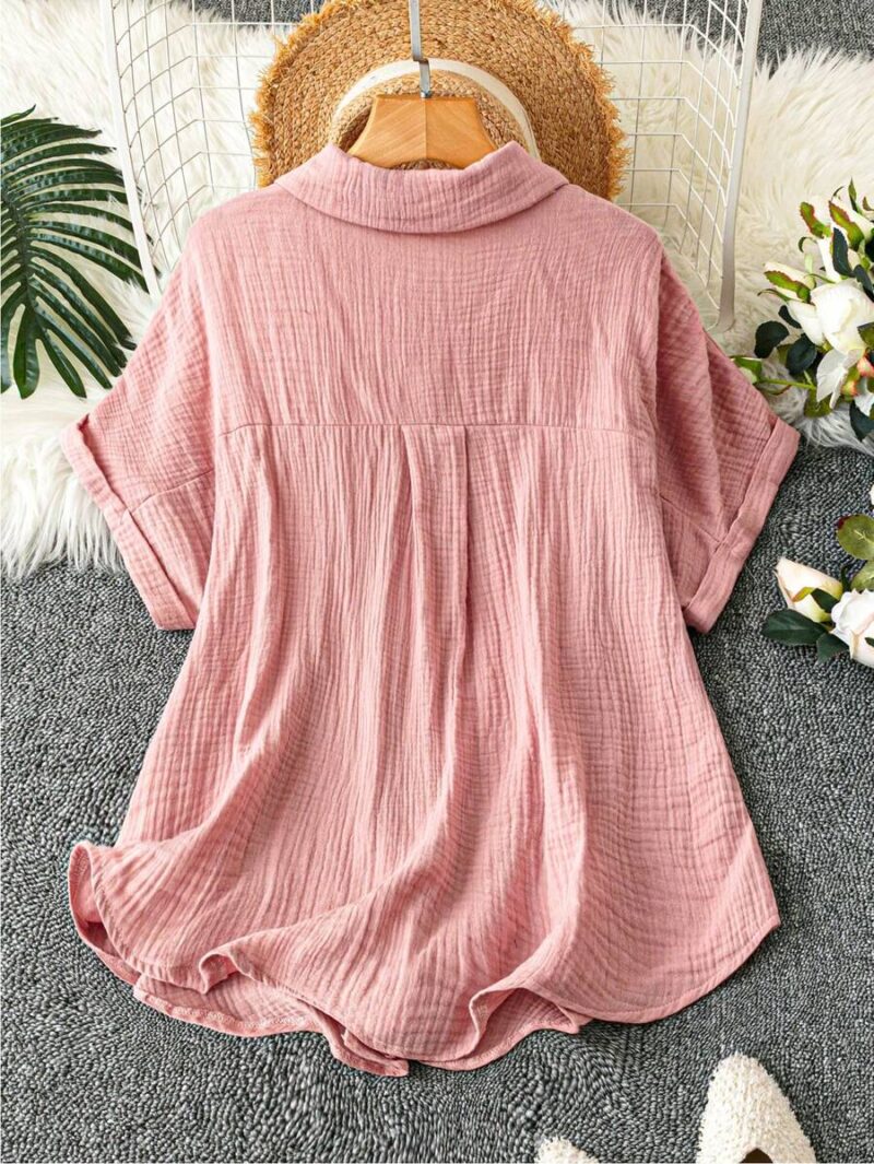 Lovshy Solid Color Shirt - Image 5