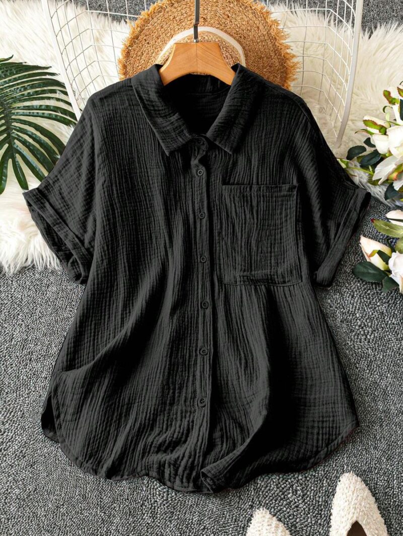 Lovshy Solid Color Shirt - Image 15