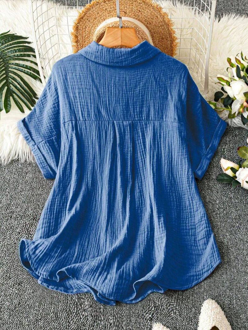 Lovshy Solid Color Shirt - Image 13