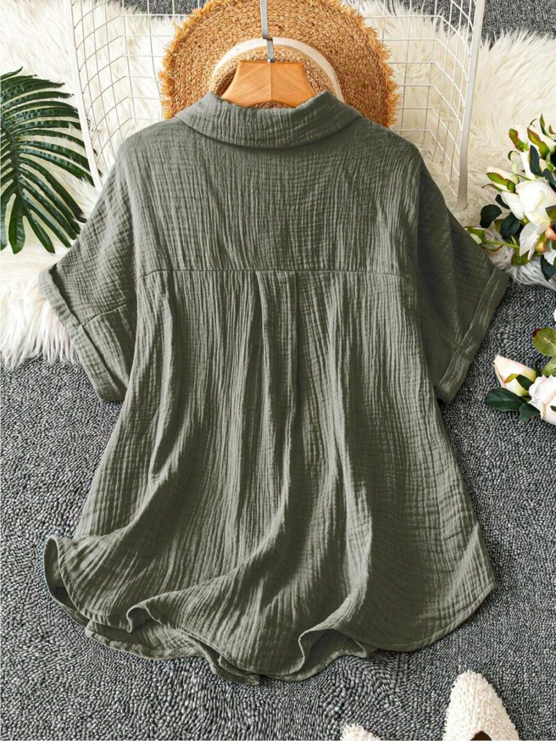 Lovshy Solid Color Shirt - Image 2