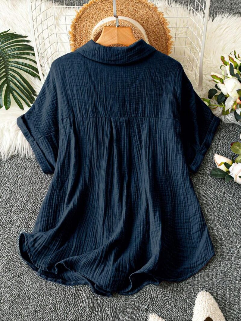 Lovshy Solid Color Shirt - Image 8