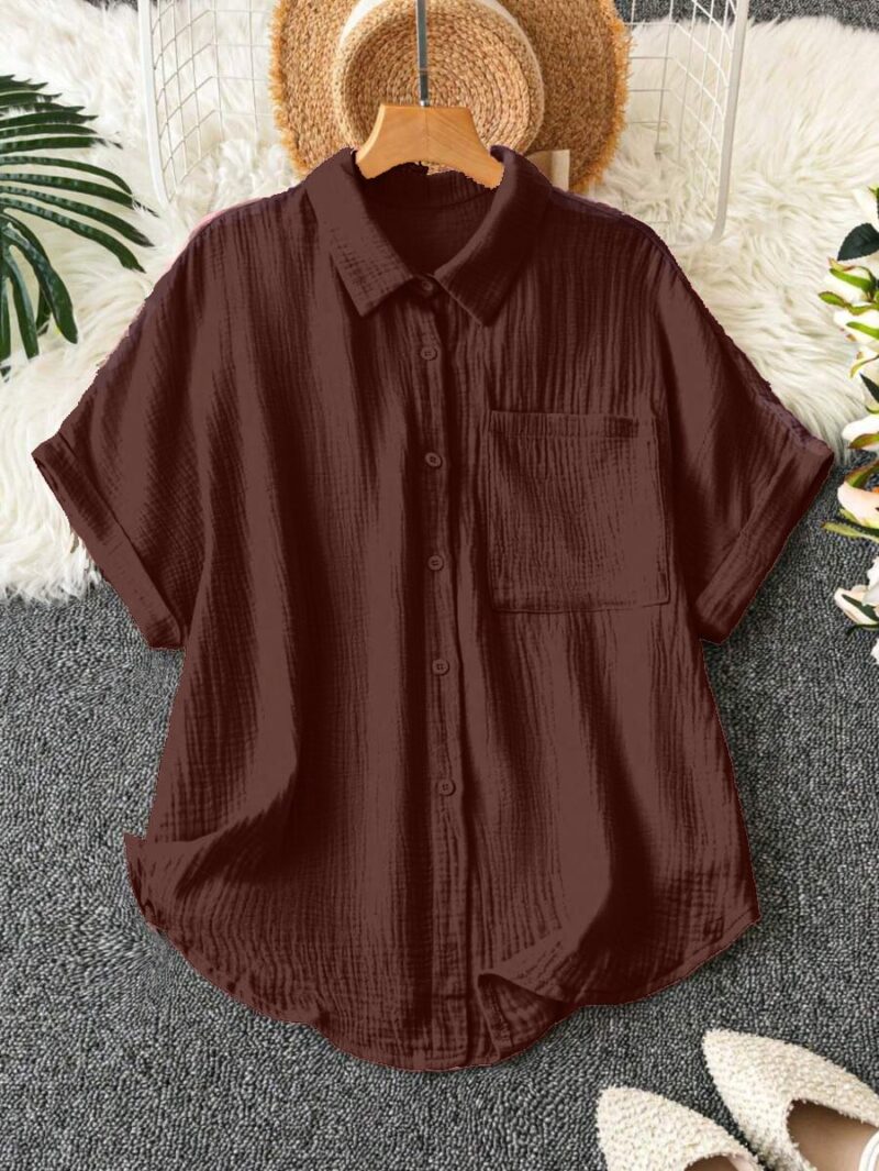 Lovshy Solid Color Shirt - Image 19