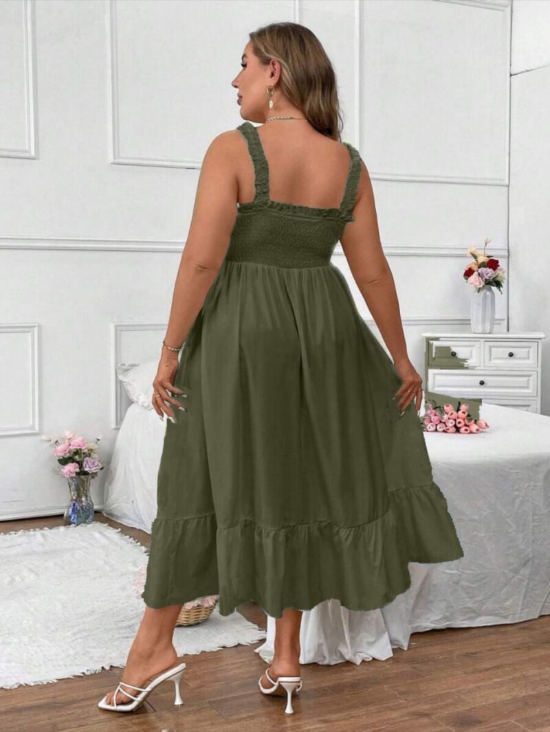 Lovshy Women Casual Solid Color Cami Dress - Image 12