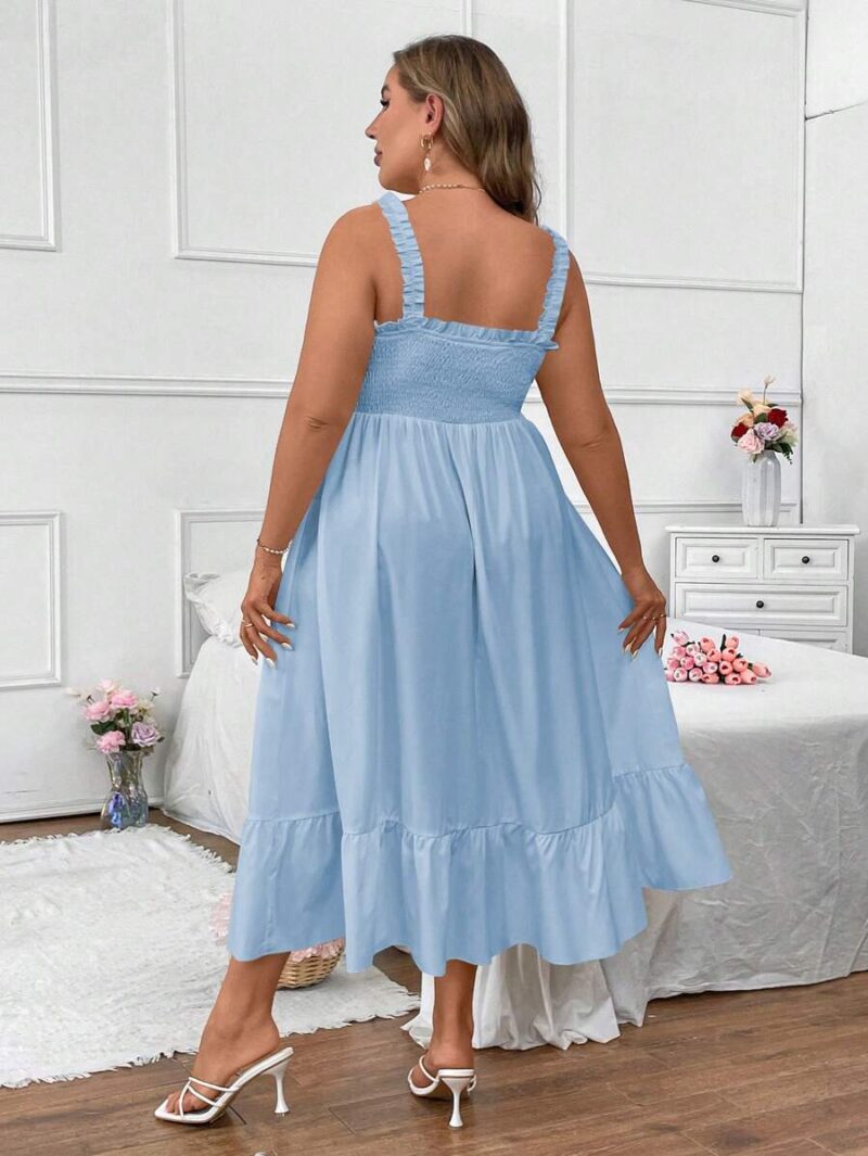 Lovshy Women Casual Solid Color Cami Dress - Image 9