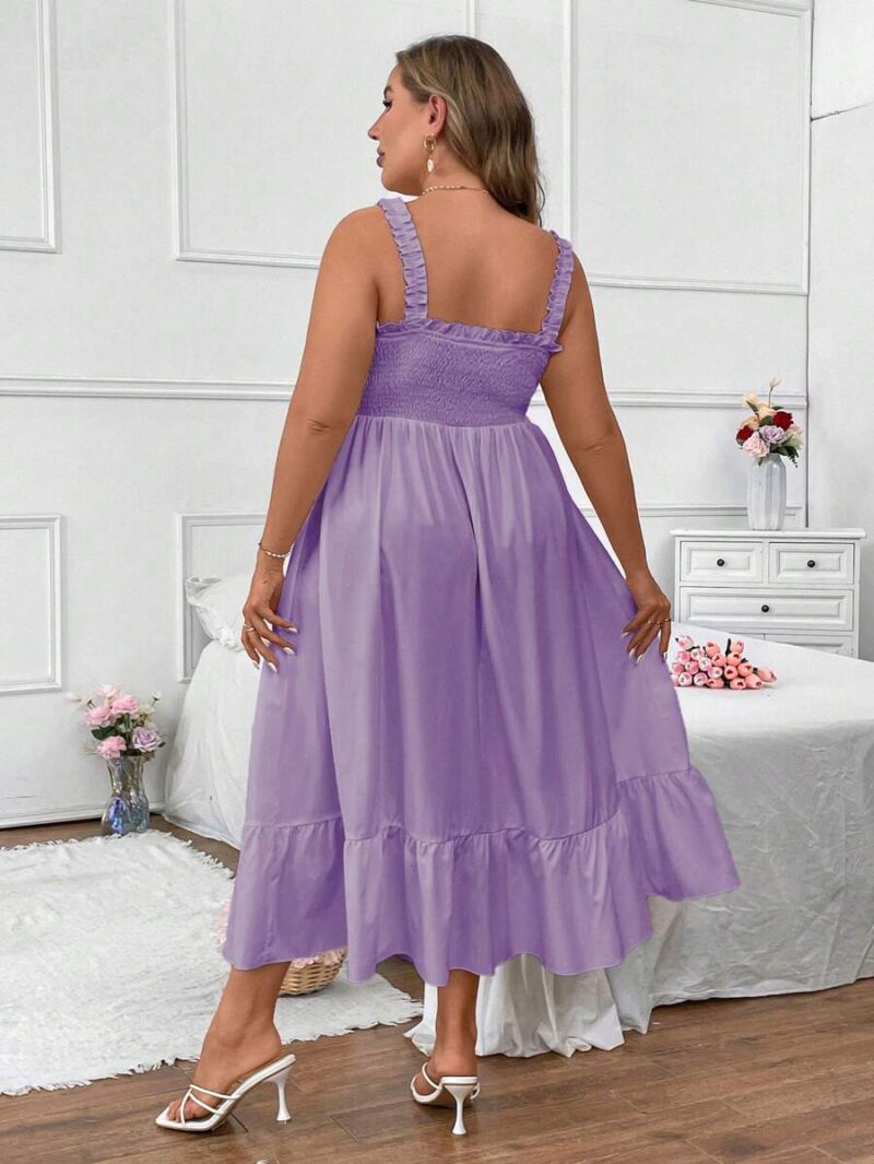 Lovshy Women Casual Solid Color Cami Dress - Image 2