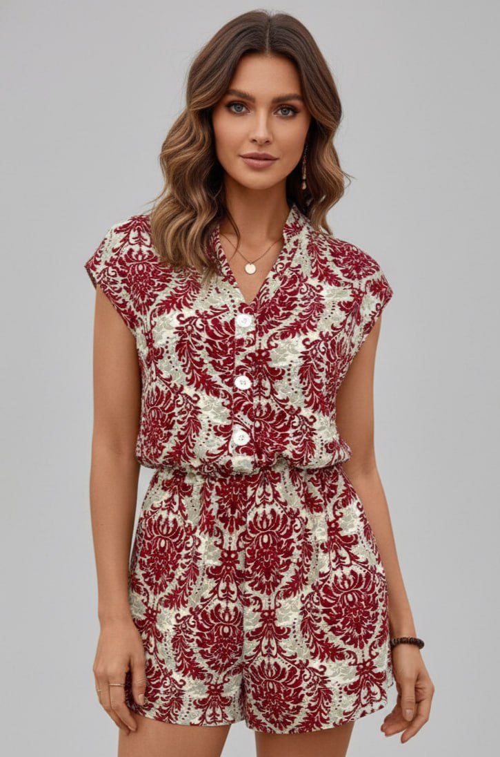Lovshy Women Multicolor Paisley Printed Dress