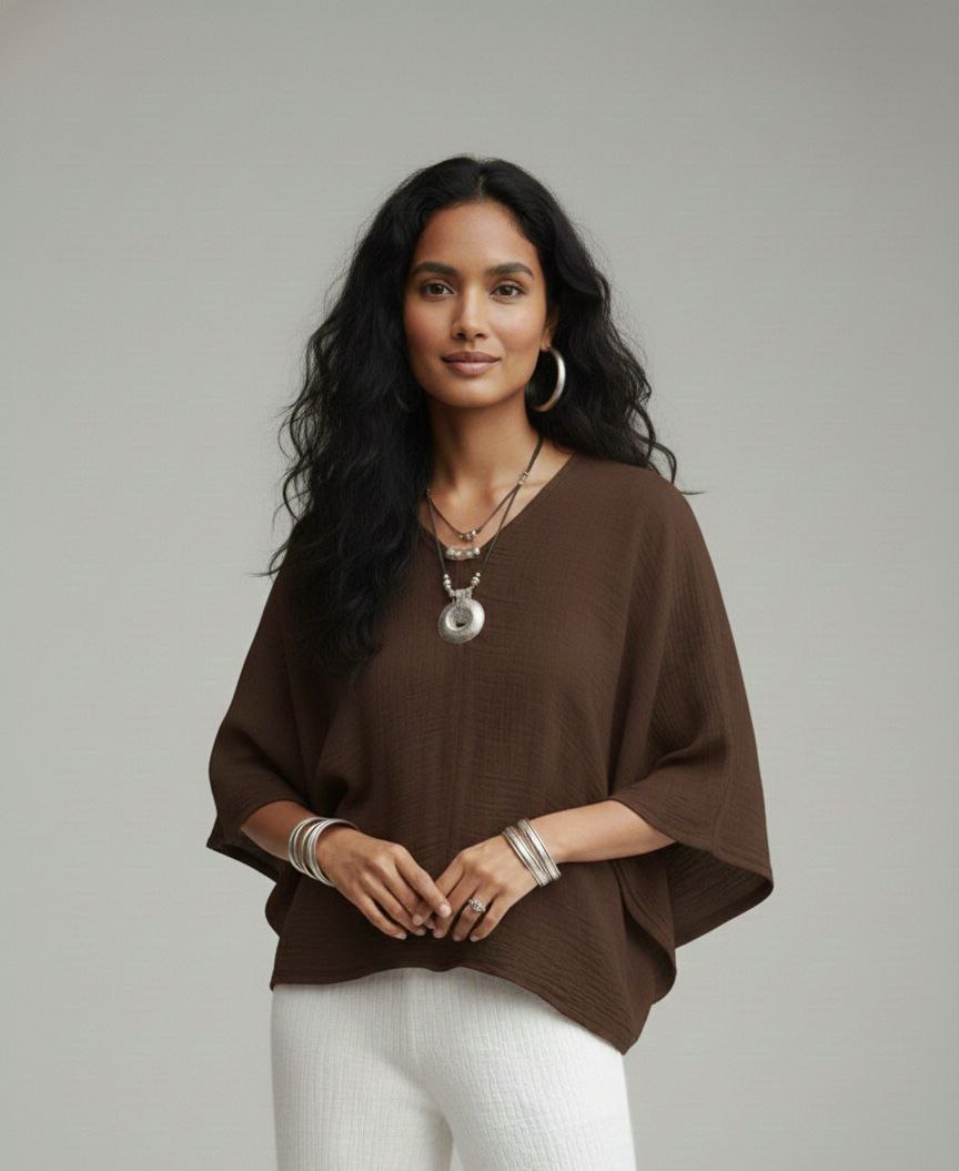 Lovshy Women Fashionable Relaxed Fit Top cf