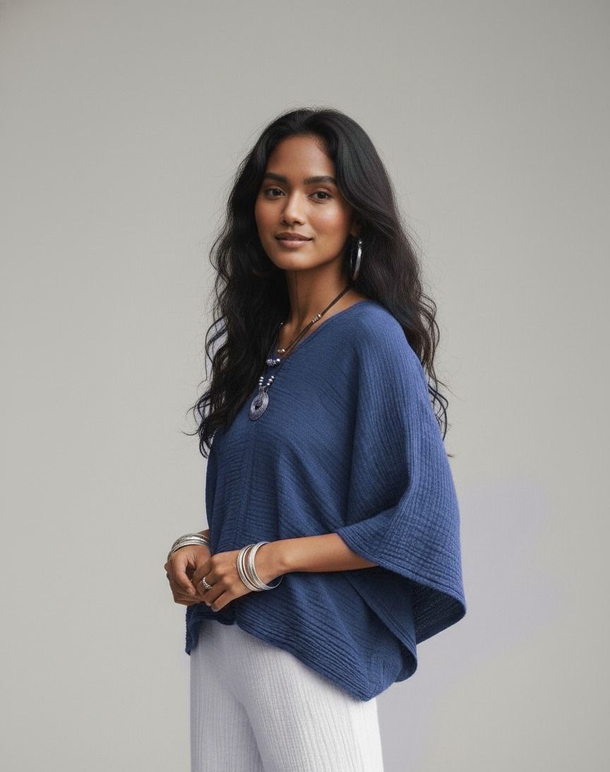 Lovshy Women Fashionable Relaxed Fit Top cf - Image 17