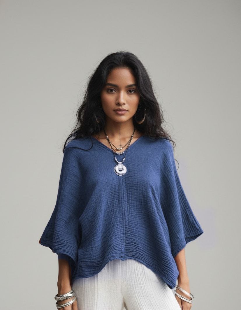 Lovshy Women Fashionable Relaxed Fit Top cf - Image 15