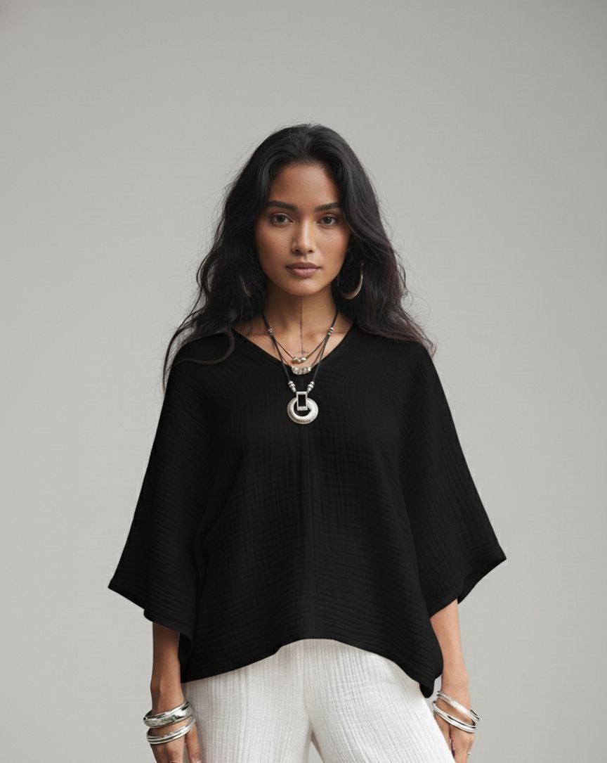 Lovshy Women Fashionable Relaxed Fit Top cf - Image 11