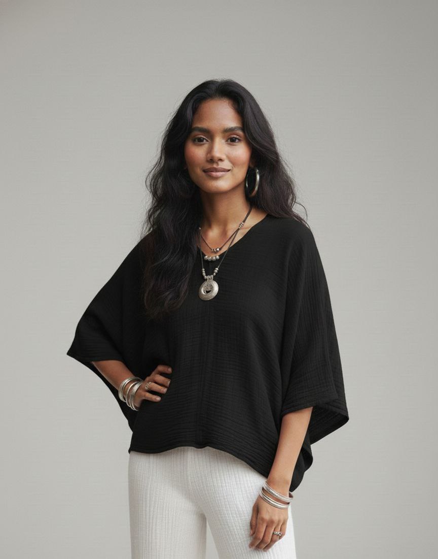 Lovshy Women Fashionable Relaxed Fit Top cf - Image 10