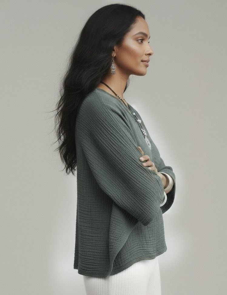 Lovshy Women Fashionable Relaxed Fit Top ag - Image 30