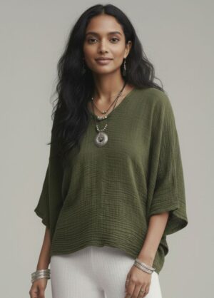 Lovshy Women Fashionable Relaxed Fit Top ag