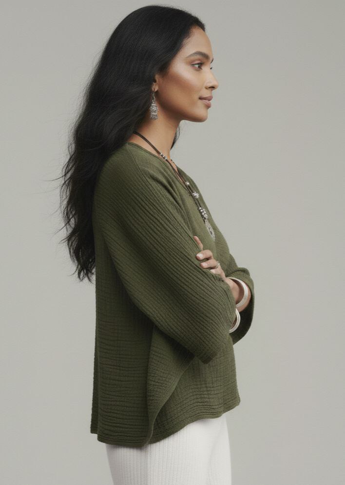 Lovshy Women Fashionable Relaxed Fit Top ag - Image 26