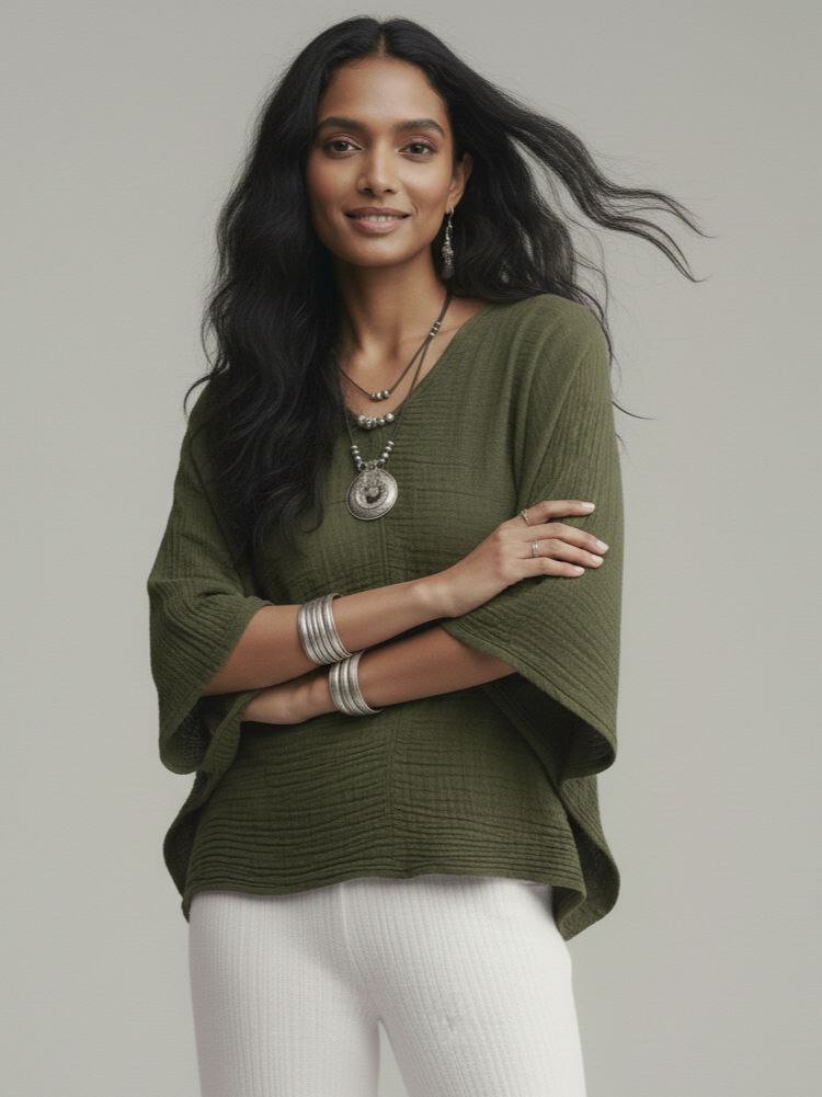 Lovshy Women Fashionable Relaxed Fit Top ag - Image 24