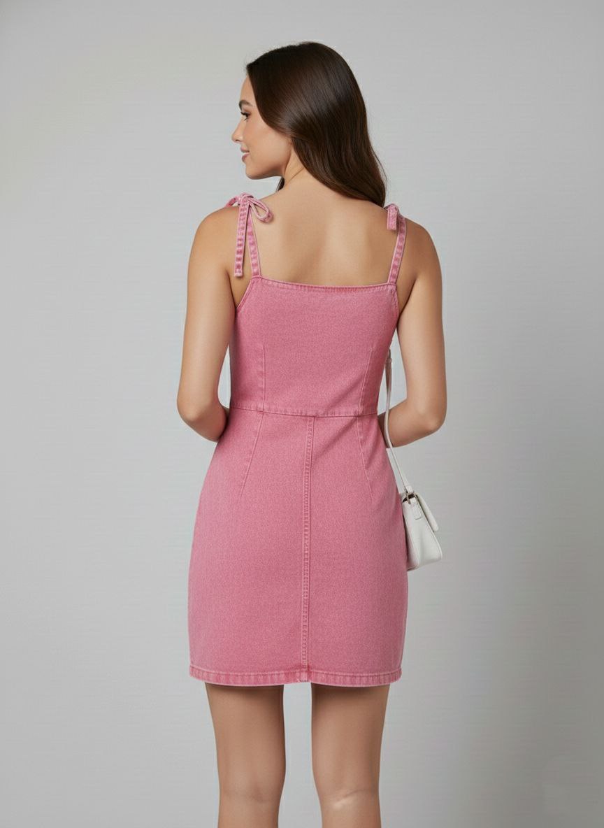 Lovshy Fashionable Bodycon Sleeveless Dress - Image 4