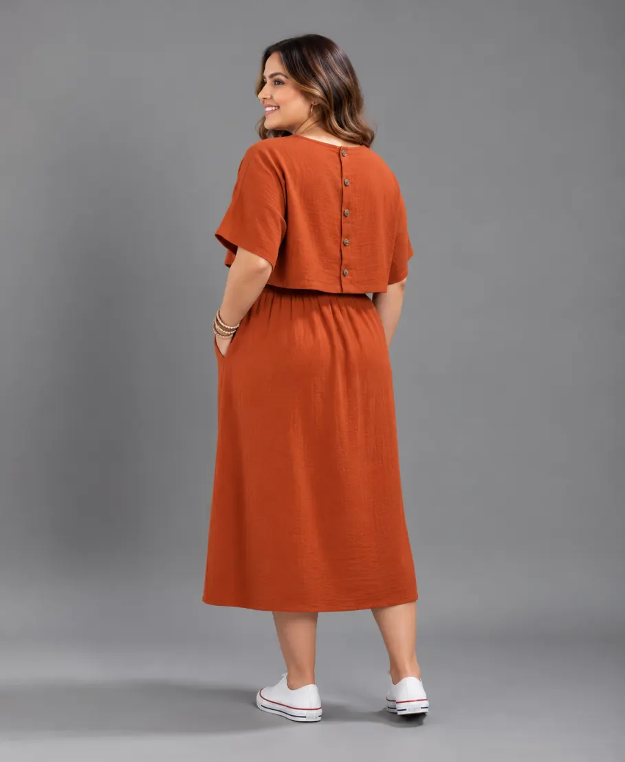 Lovshy Trendy Comfortable Top And Skirt Set nb - Image 8