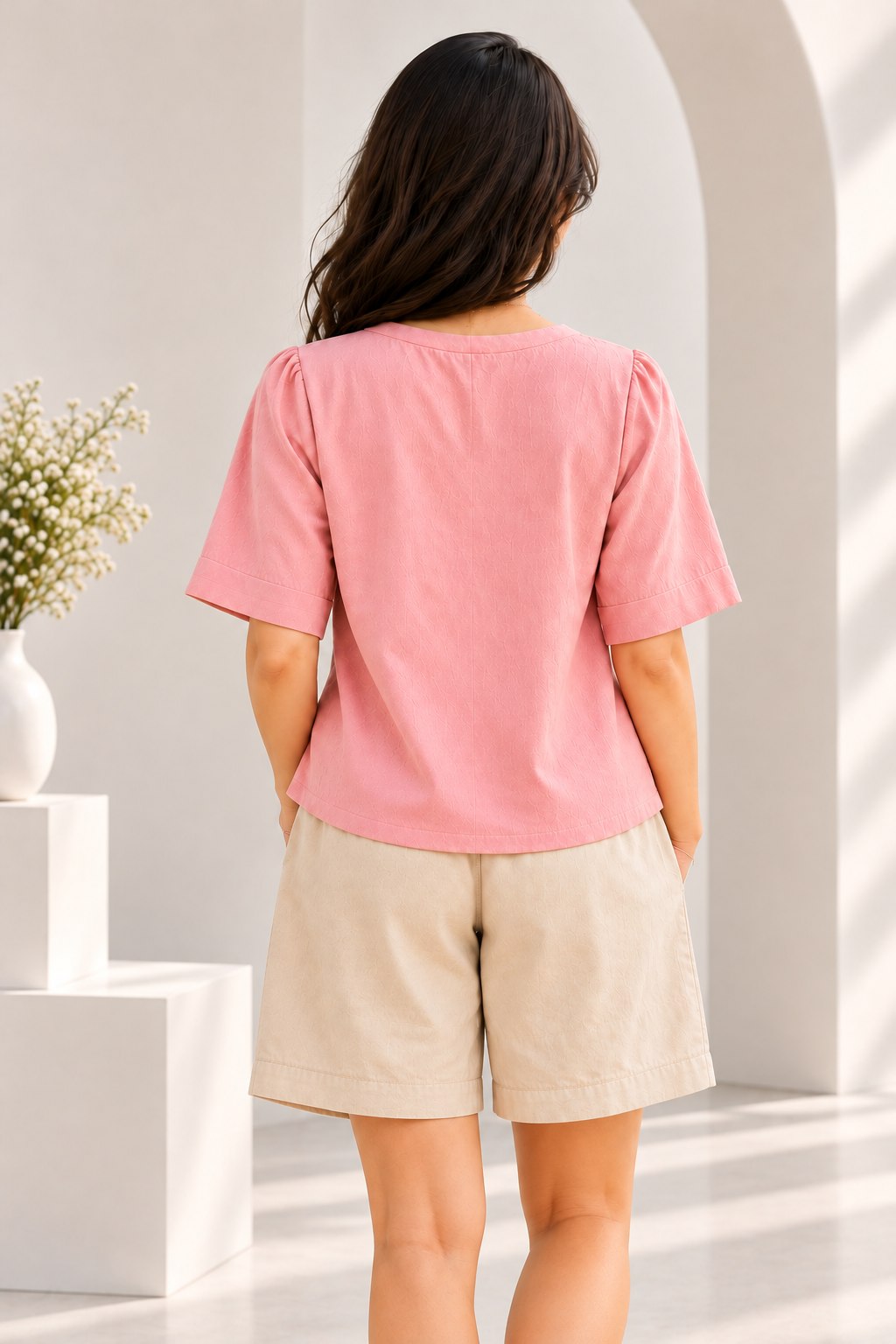 Lovshy Classy Women's Top And Shorts Combo - Image 2